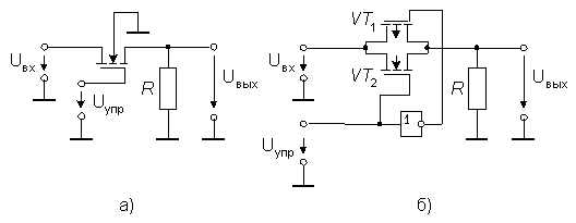 Последовательные коммутаторы на МОП-транзисторах