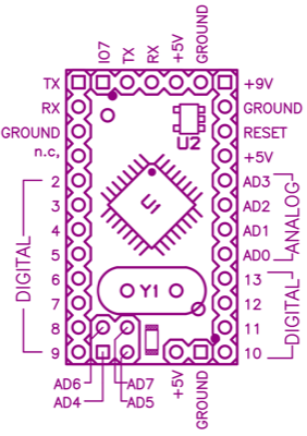   Arduino Mini 03. (   ,    IO7)